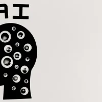 AI icon above a human head silhouette
